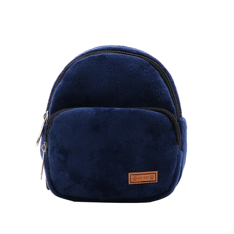 Dog Snack Bag Turtle Shape Dog Bag Pet Backpack Puppy School Bag Large Capacity Convenient Soft Portable Cute