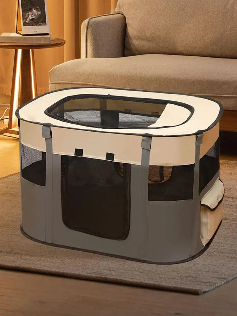 Pet Fence Dog Enclosure Foldable Puppy Playpen Portable Pet Tent Large Enclosure Summer Pet Tent for Outdoor and Indoor