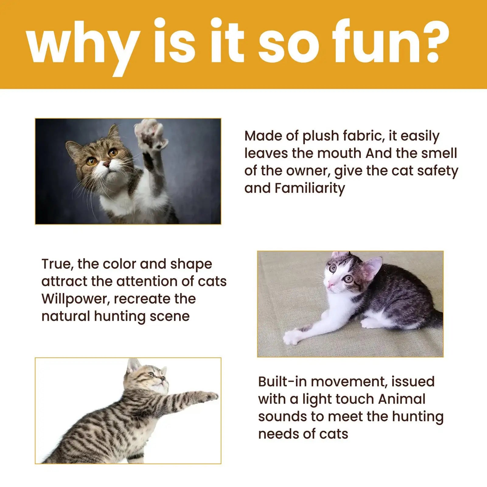 Moving Mice Cat Toy Automatic Squeaky Interactive Kitten Toys Stimulating Cat Moving Mice with Squeaky Sound for Exercise