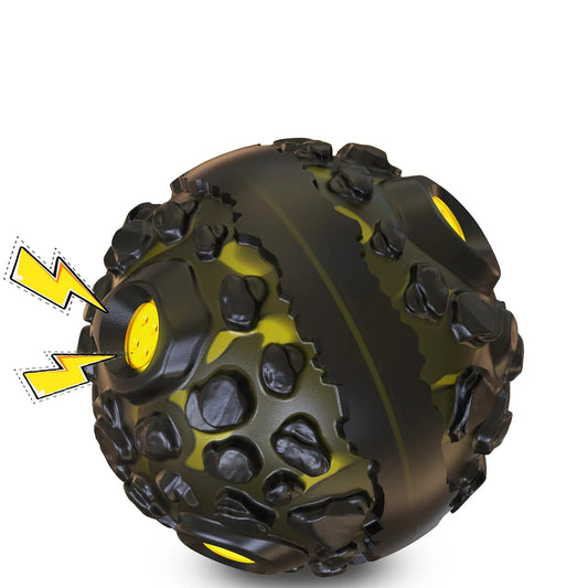 Dog Ball for Aggressive Chewers Interactive Dog Toy Balls Fun Squeaky Sound Durable for Small Medium Large Breeds Pet Chew Toys