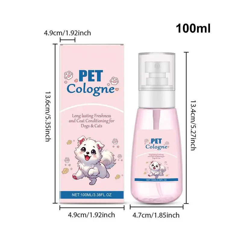 Deodorizing Dog Spray Mild Kitten Odor Removal Natural Deodorizer Perfume Spray for Dogs and Cats Long-Lasting Odor Control