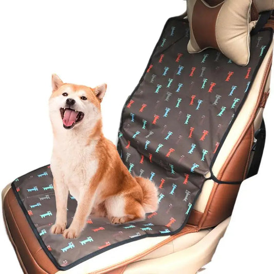 Seat Cover for Dogs Front Seats Car Seat Cover Pet Backseat Pad Scratch-Proof Backseat Protector Travel Car Accessory for All
