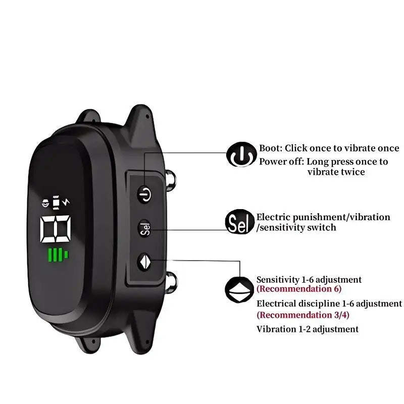 Automatic anti Barking Dog Collar, Rechargeable Bark Stopper, Stop Barkin, Electric Training Collar for Dog