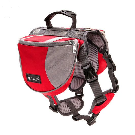 Portable Dog Backpack, Snack Bag, Dog Training Bag, Storage Bag, Backpack, Travel Bag, Reflective Tape Backpack and Back Pocket