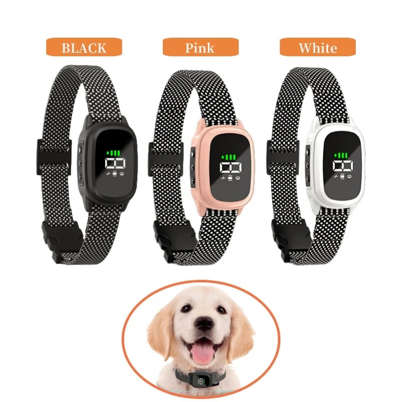 Automatic anti Barking Dog Collar, Rechargeable Bark Stopper, Stop Barkin, Electric Training Collar for Dog