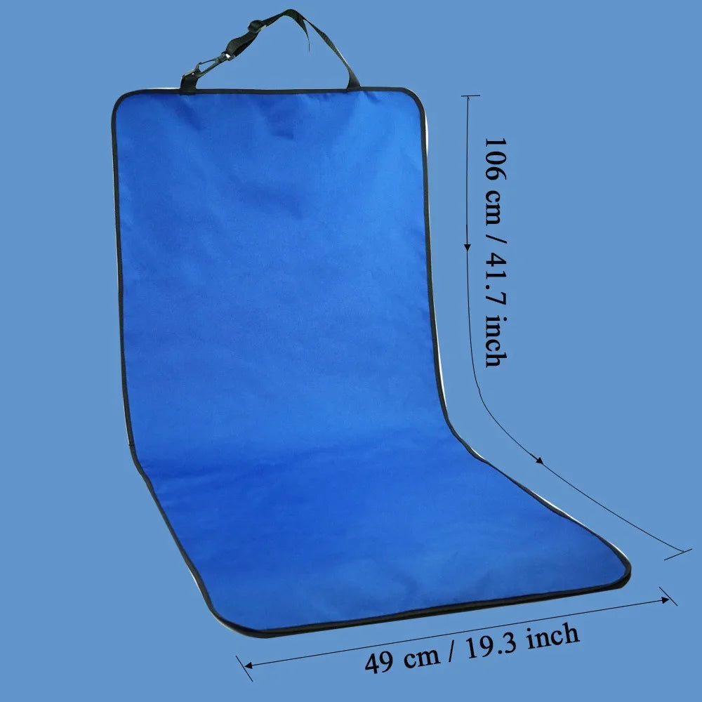 106X49Cm Foldable Car Pet Seat Pad Waterproof Back Seat Pet Cover Protector Mat for Cat Dogs Carrier Car Front Rear Seat Cushion
