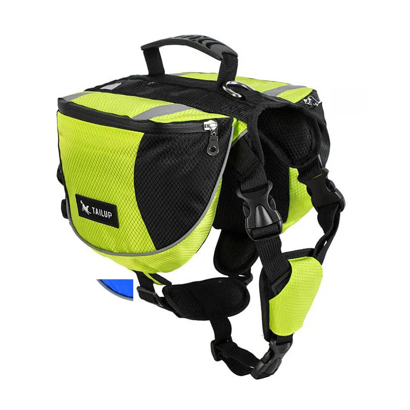 Portable Dog Backpack, Snack Bag, Dog Training Bag, Storage Bag, Backpack, Travel Bag, Reflective Tape Backpack and Back Pocket