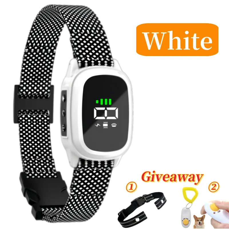 Automatic anti Barking Dog Collar, Rechargeable Bark Stopper, Stop Barkin, Electric Training Collar for Dog