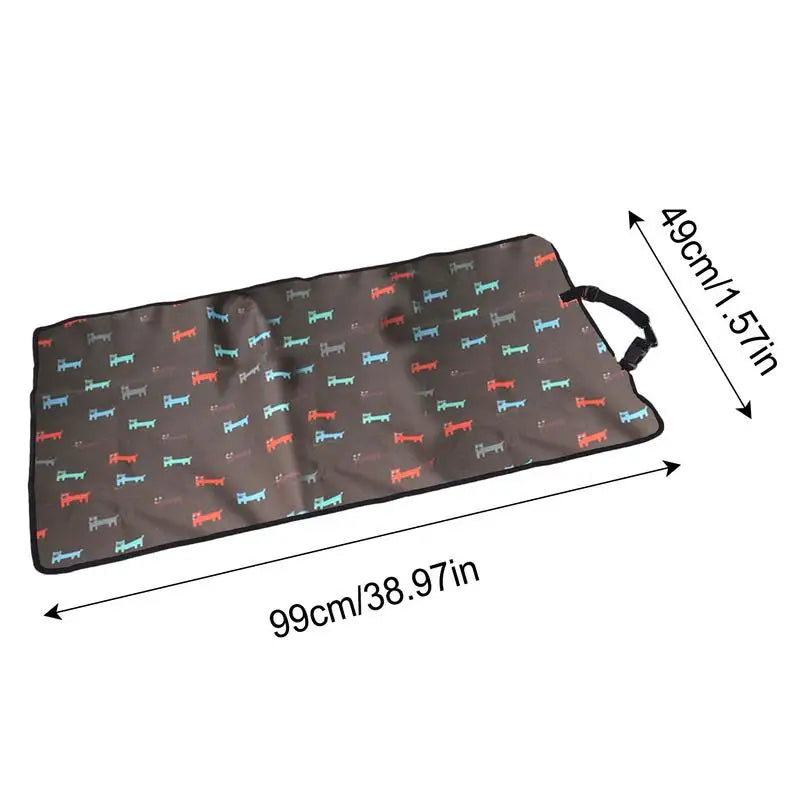 Seat Cover for Dogs Front Seats Car Seat Cover Pet Backseat Pad Scratch-Proof Backseat Protector Travel Car Accessory for All