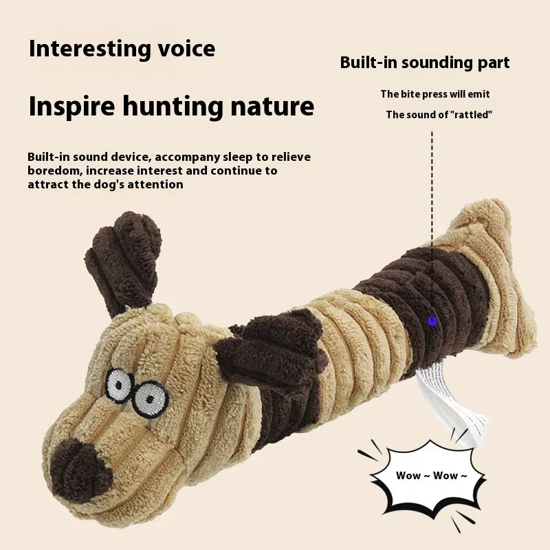 Dog Toys for Large Dogs-Tug of War Puppy Toys with Cotton Material -Stuffed Plush Dog Toys for Large,Medium,Small Dogs