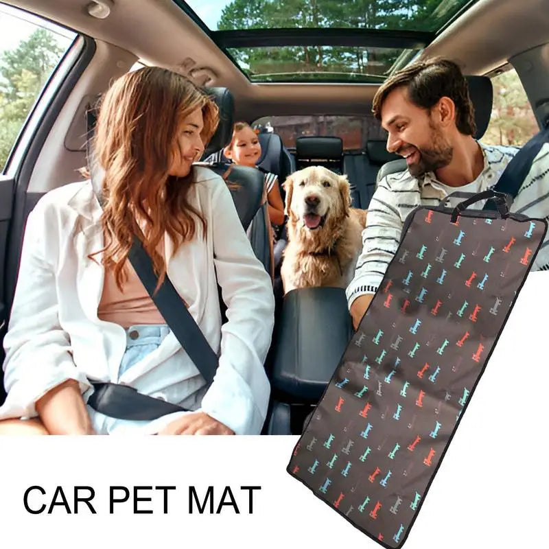 Seat Cover for Dogs Front Seats Car Seat Cover Pet Backseat Pad Scratch-Proof Backseat Protector Travel Car Accessory for All