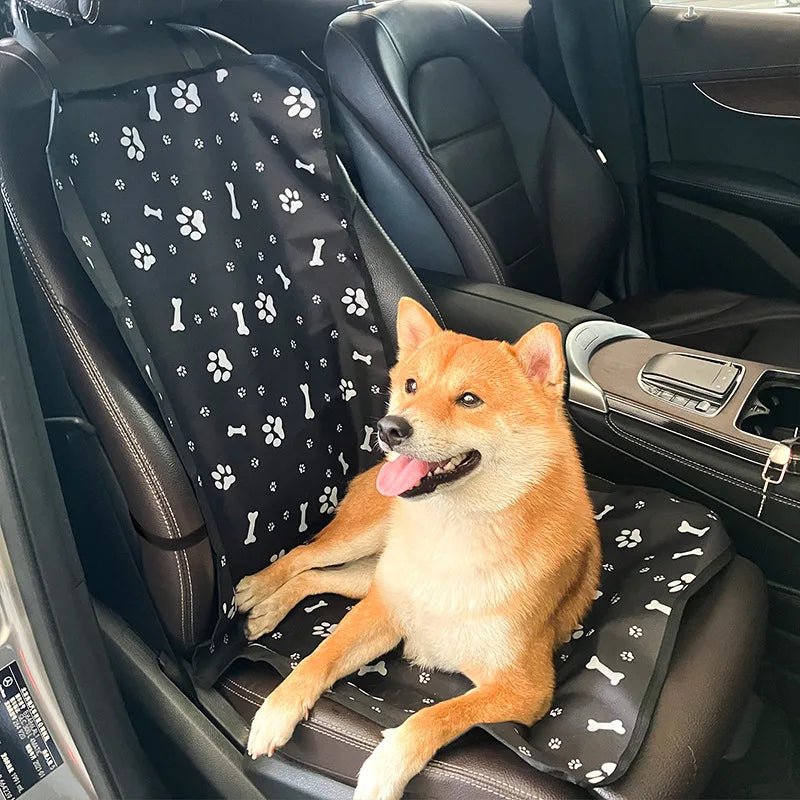 106X49Cm Foldable Car Pet Seat Pad Waterproof Back Seat Pet Cover Protector Mat for Cat Dogs Carrier Car Front Rear Seat Cushion
