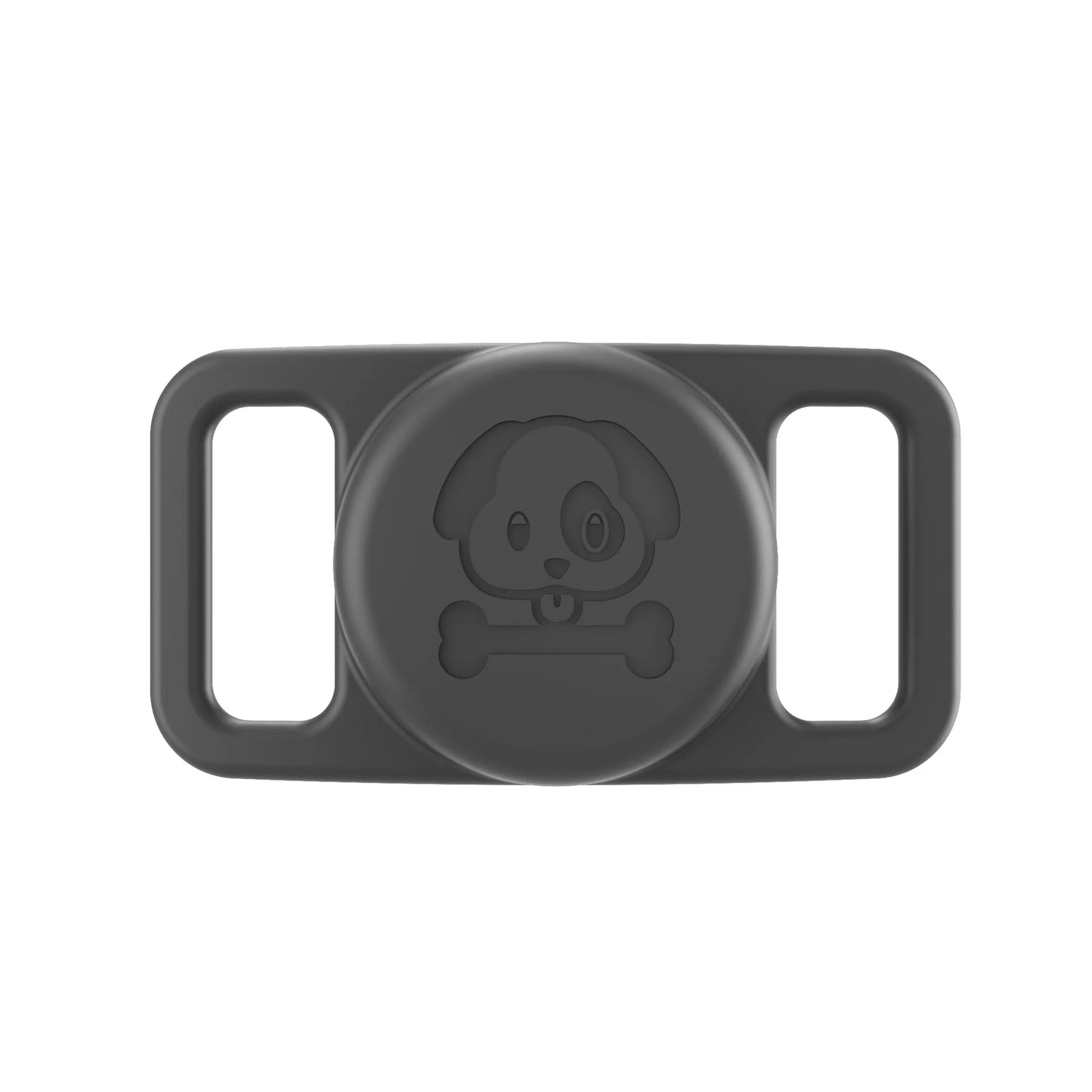 Airtag Dog Collar Holder 2 Pack Waterproof Silicone Hidden Loop Anti-Lost Tracker Accessory