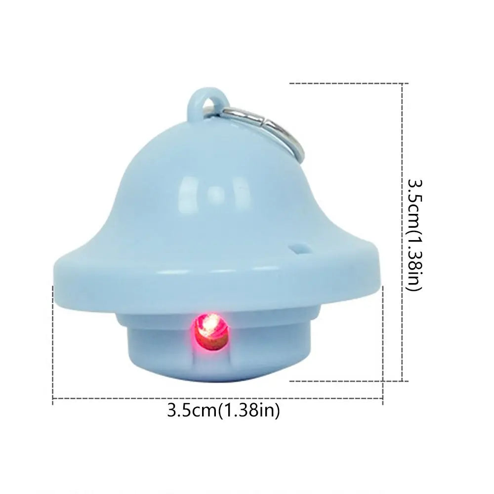 Funny Automatic Laser Cat Toy Bell Shaped Self Entertainment Cat Laser Collar Bite Resistant Cat Teaser Toy Interactive Play