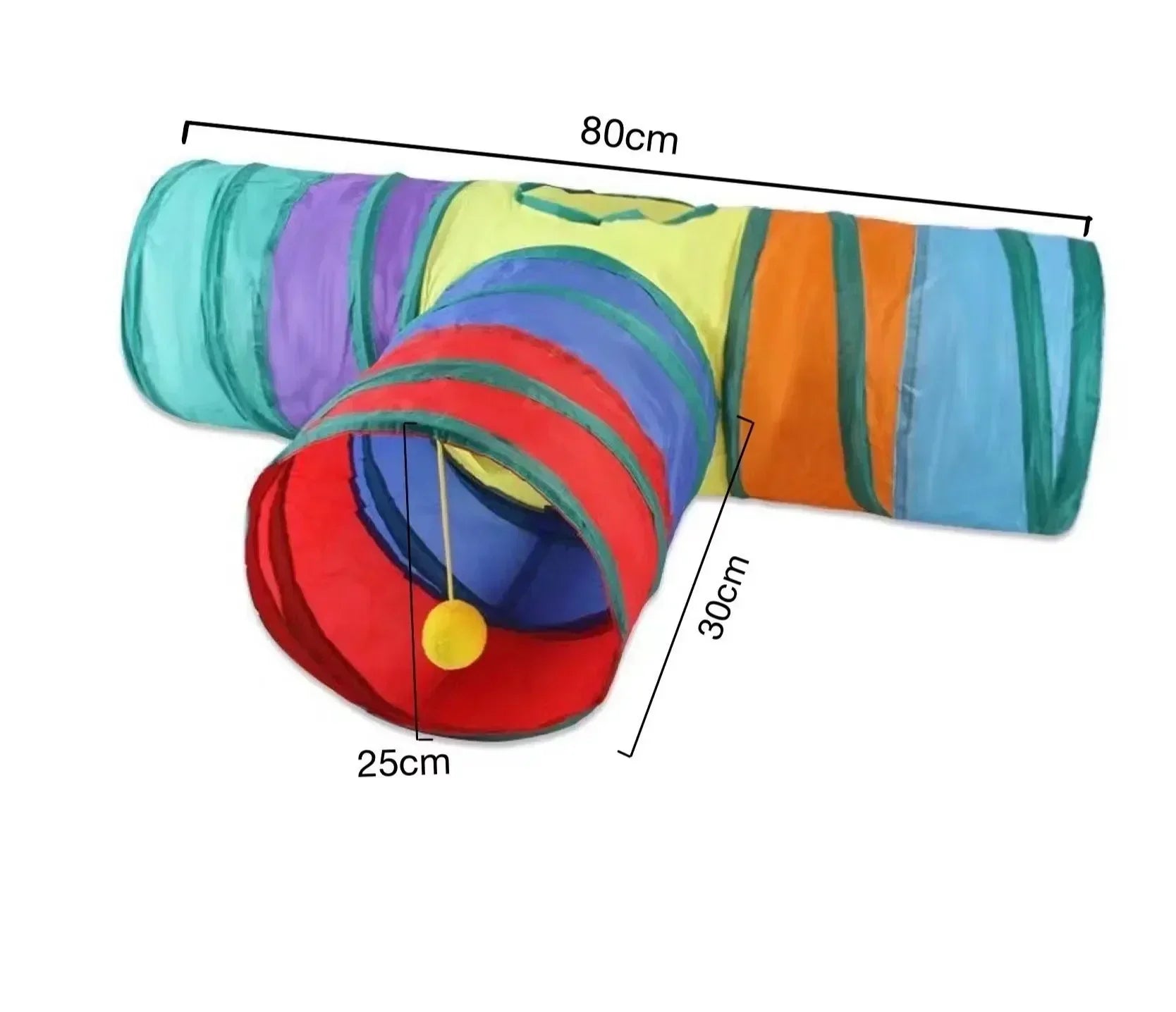 Collapsible Cat Playing Tunnel Pets Toys Connectable Cat Tunnel Cat Tube Toys Foldable Drill Hole Kitten Colorful Pet Toys