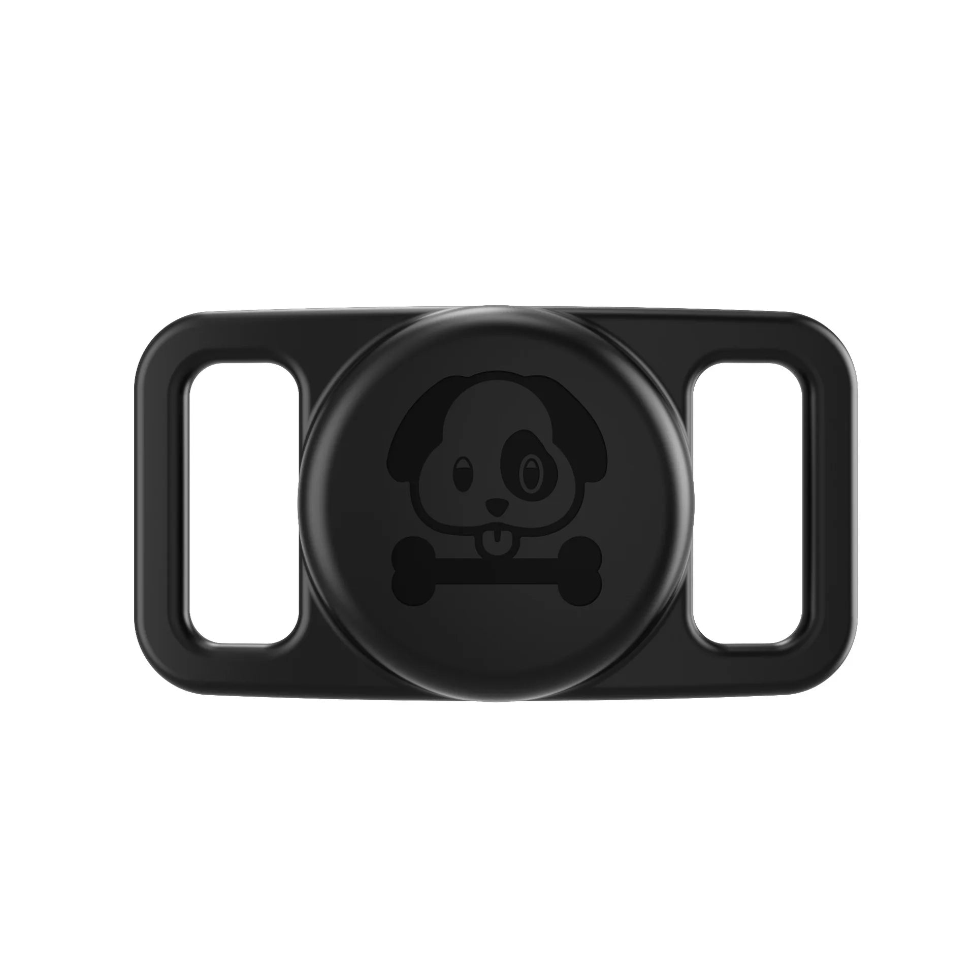 Airtag Dog Collar Holder 2 Pack Waterproof Silicone Hidden Loop Anti-Lost Tracker Accessory